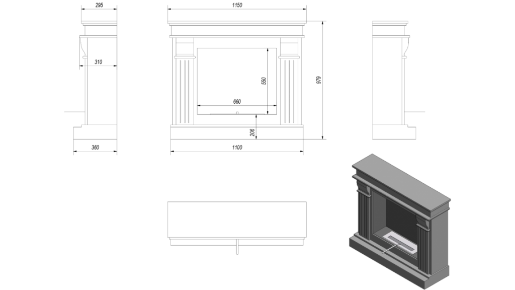 Биокамин August TUV Certificate
