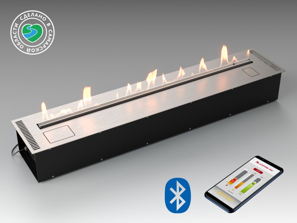 Автоматический биокамин Good Fire 1400 RC INOX