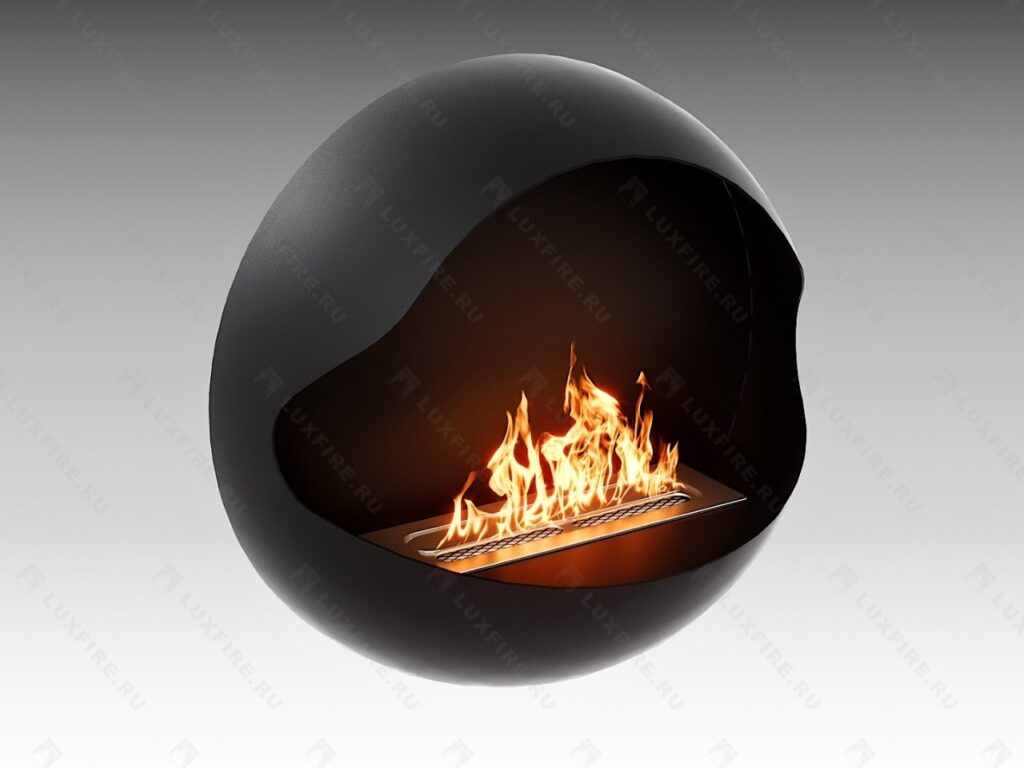 Настенный биокамин Lux Fire «Блэк Джек»