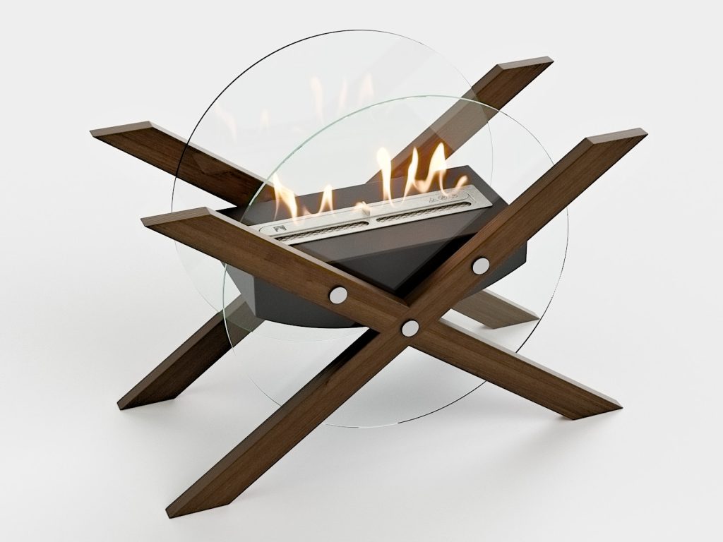 Напольный биокамин Lux Fire «Робинзон»