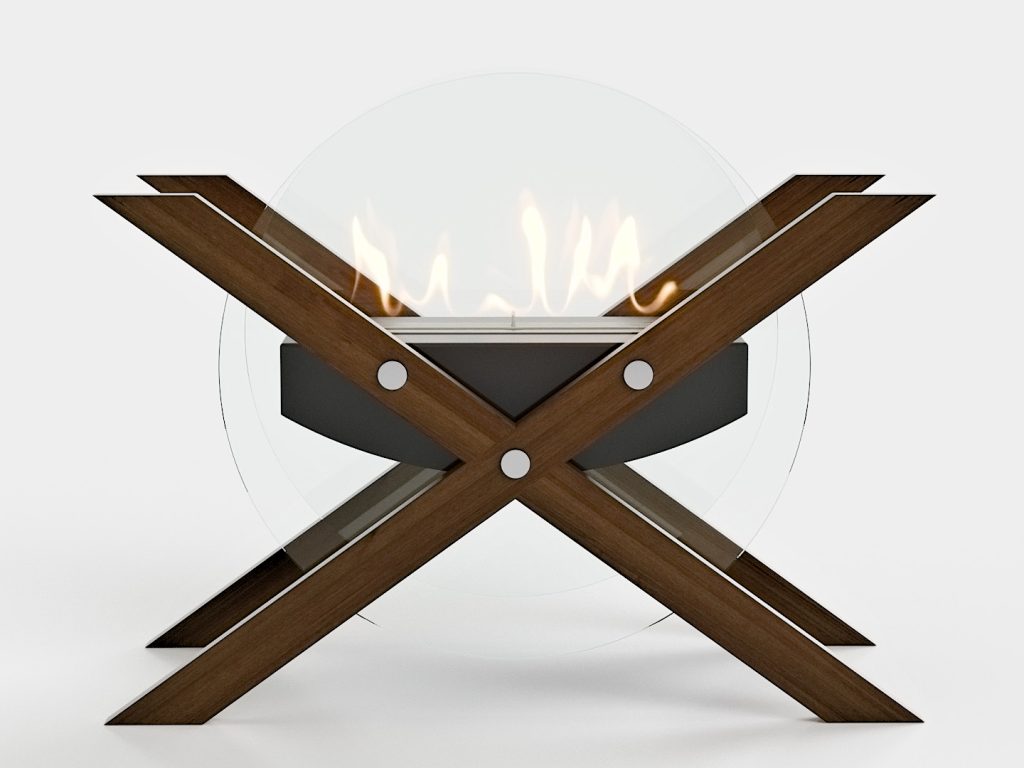 Напольный биокамин Lux Fire «Робинзон»