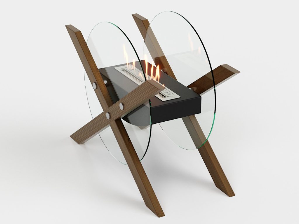 Напольный биокамин Lux Fire «Робинзон»