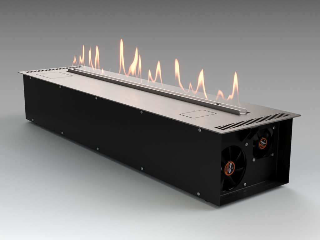 Автоматический биокамин Good Fire 1100 RC INOX