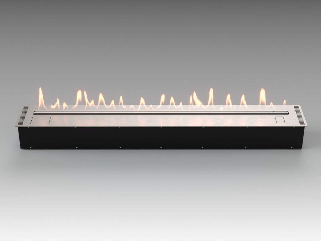 Автоматический биокамин Lux Fire Smart Flame 1900 RC INOX