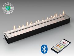 Автоматический биокамин Lux Fire Smart Flame 2000 RC INOX