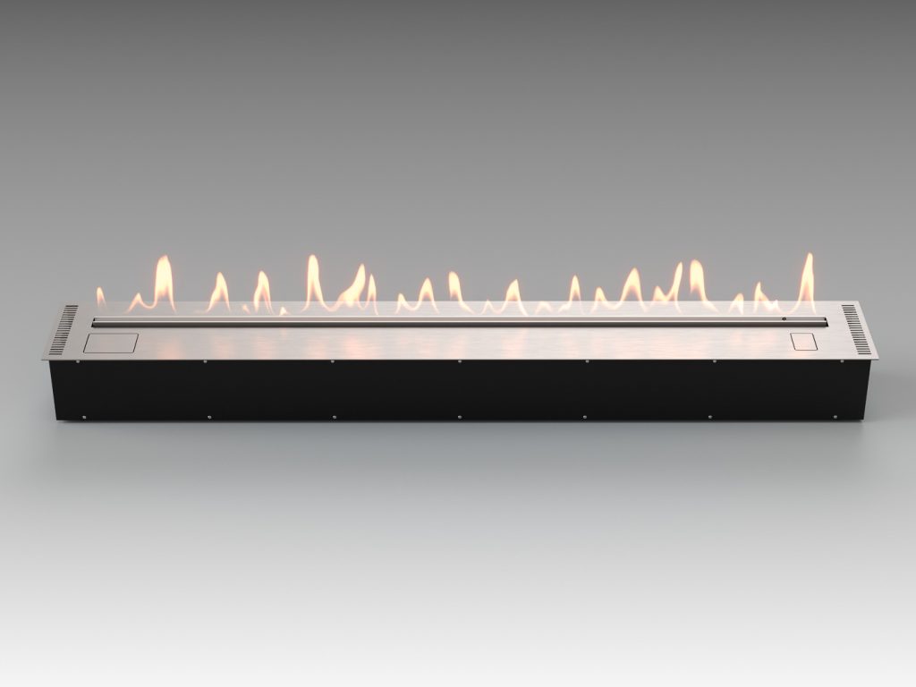 Автоматический биокамин Lux Fire Smart Flame 2000 RC INOX