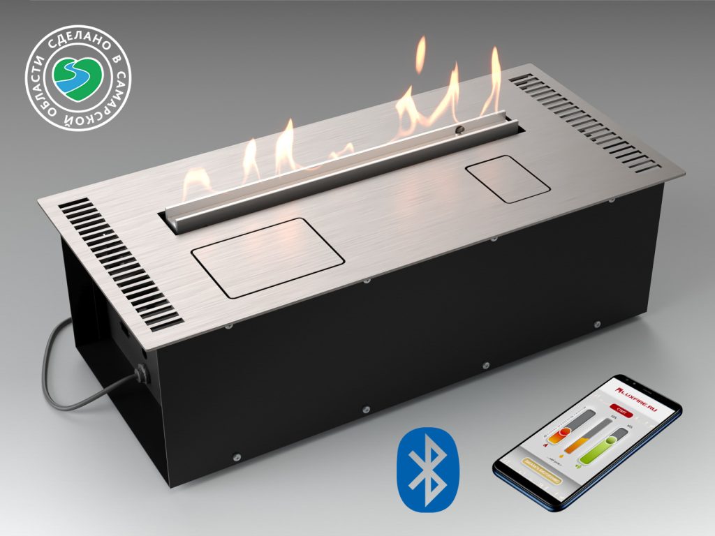 Автоматический биокамин Good Fire 600 RC INOX