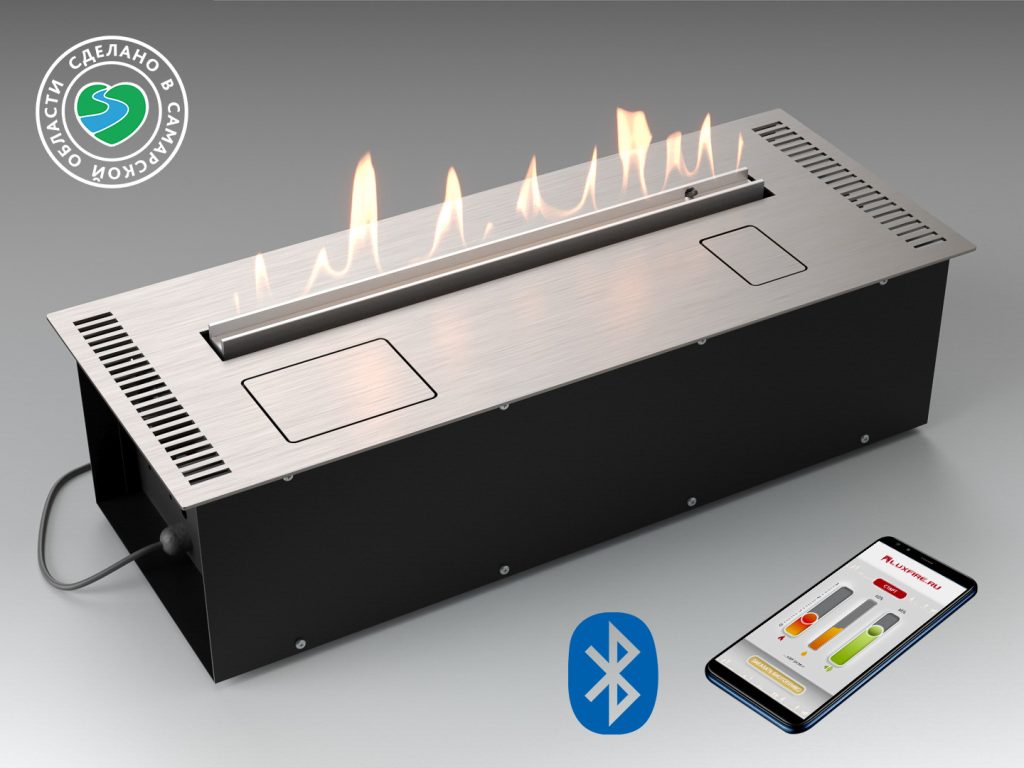 Автоматический биокамин Good Fire 700 RC INOX