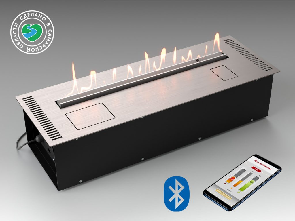 Автоматический биокамин Good Fire 800 RC INOX