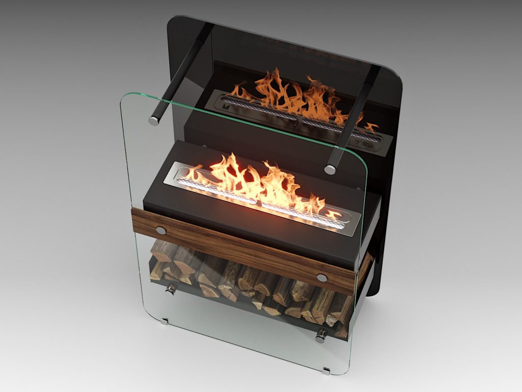 Биокамин напольный Lux Fire «Пятница W»